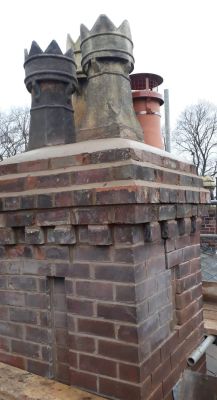 Repointed Chimney